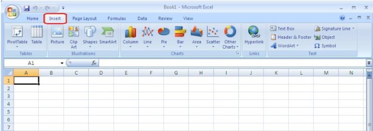 Fungsi Menu Dan Ikon Pada Microsoft Excel